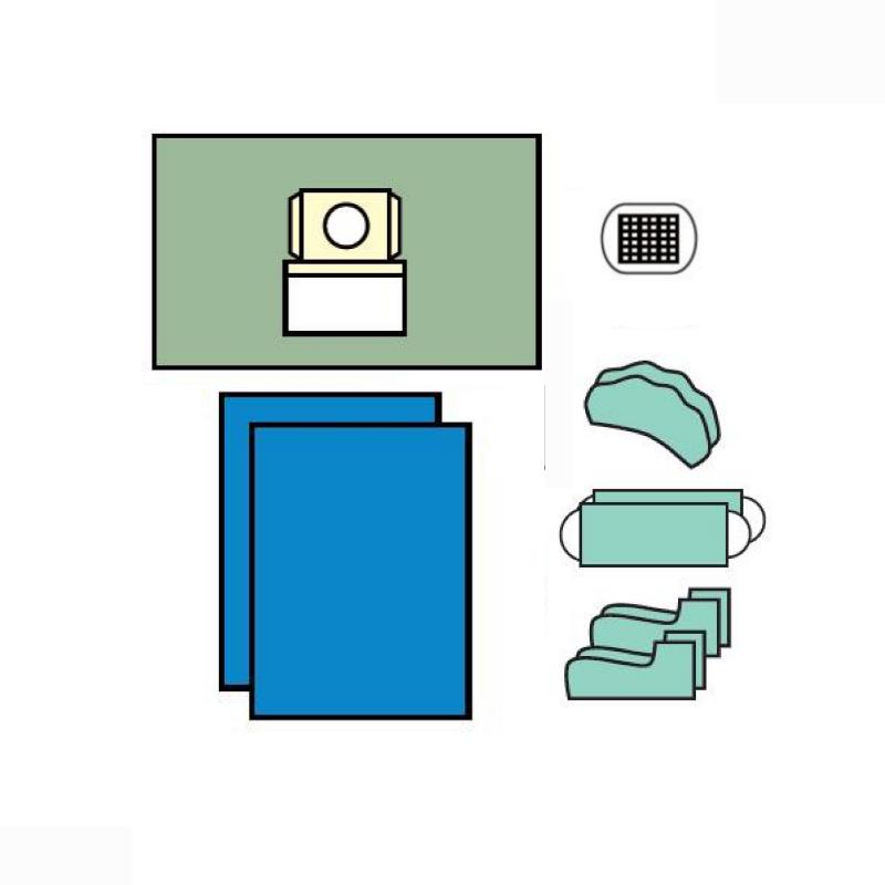 Комплект покриттів офтальмологічний М, стерильний, одноразового використання,ТМ «АХІЛЛ»